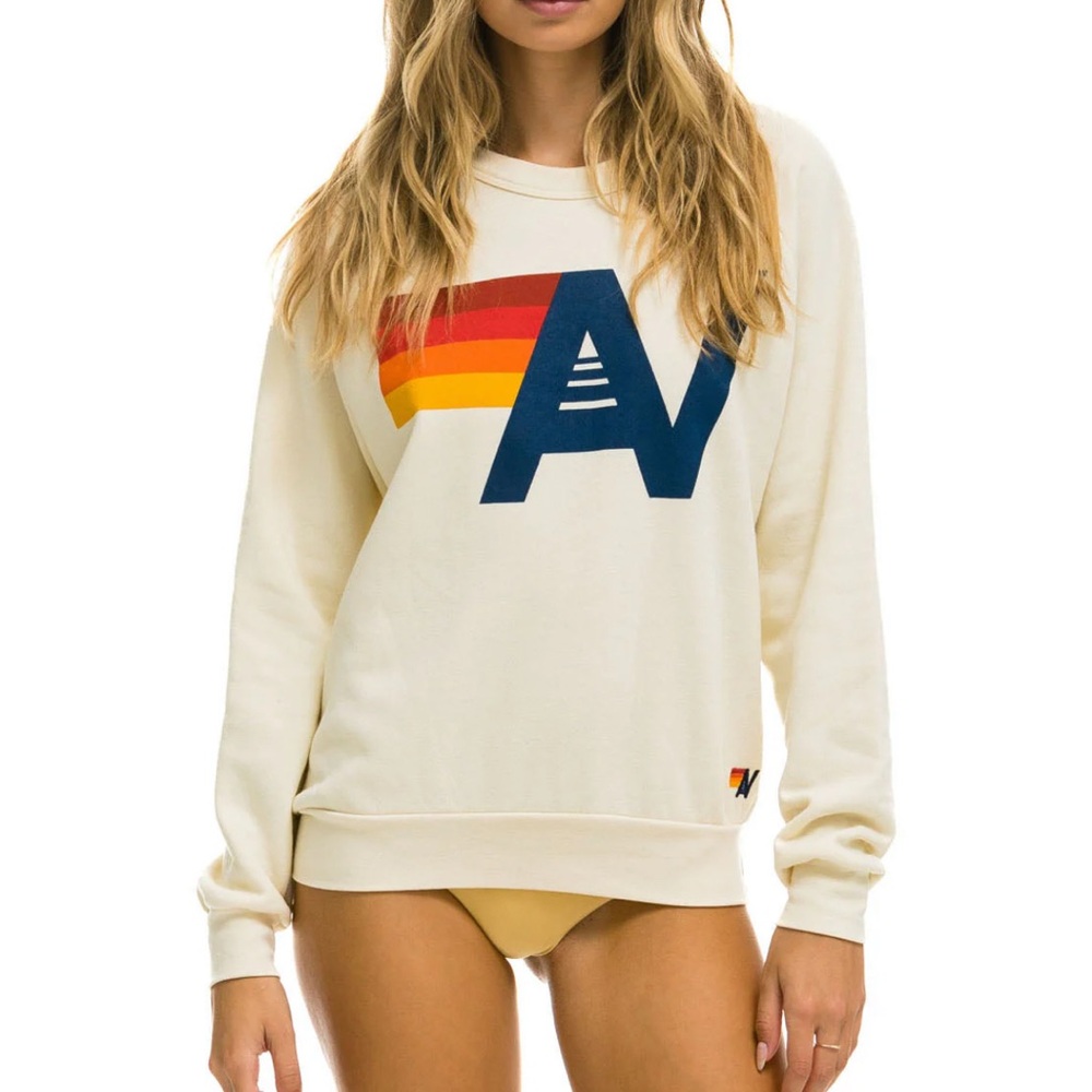 Aviator Nation Logo Crewneck Sweatshirt
